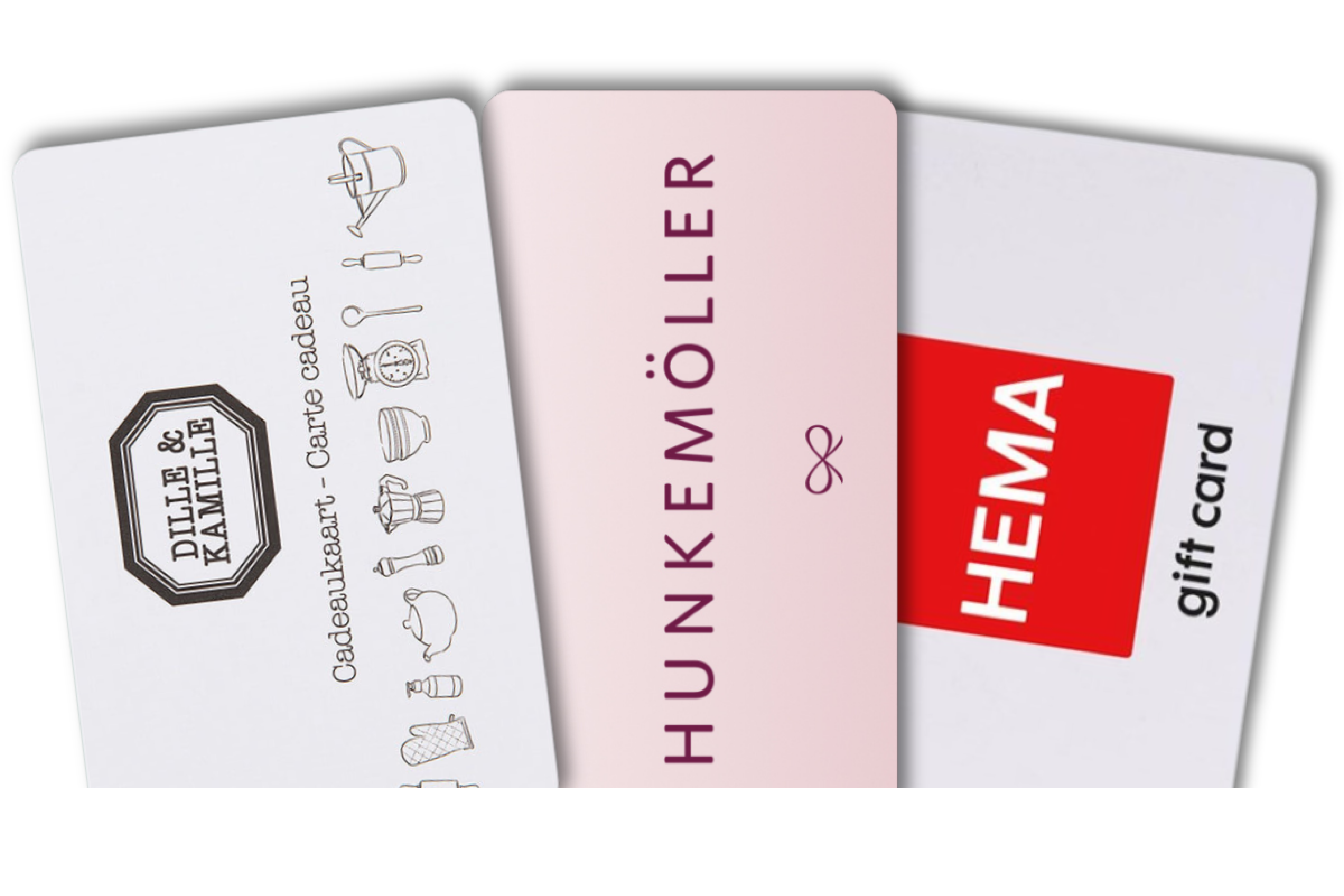 Closed-loop gift cards from Dille & Kamille, Hunkemöller and HEMA