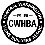 Central Washington Home Builders Association logo featuring the abbreviation CWHBA with Est. 1955.