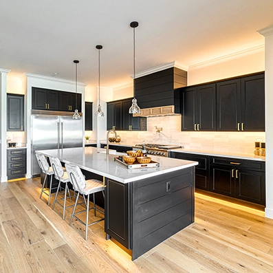 Modern updated kitchen showcasing the type of property improvements Peak Pro Home Services provides for homeowners preparing their house for sale.