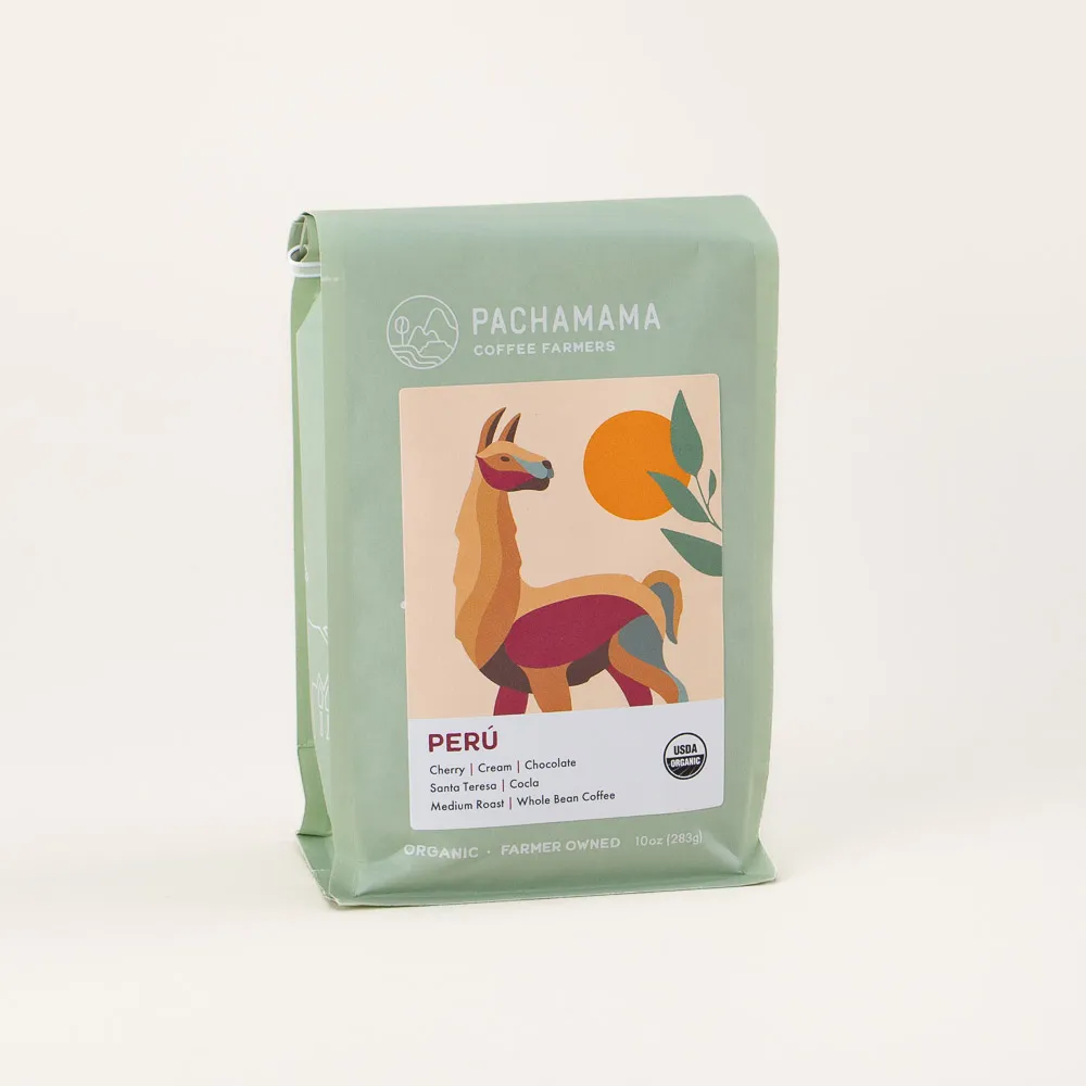 100% Arabica whole bean coffee organically grown in Santa Teresa’s Peruvian slopes presented in a medium roast to retain the wild nature of the Cusco region