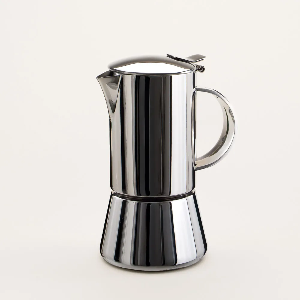 Try a cup of house-espresso the Italian way with Cilio’s Stainless Stovetop Espresso Maker presented in a modern design that adds style to traditional espresso making