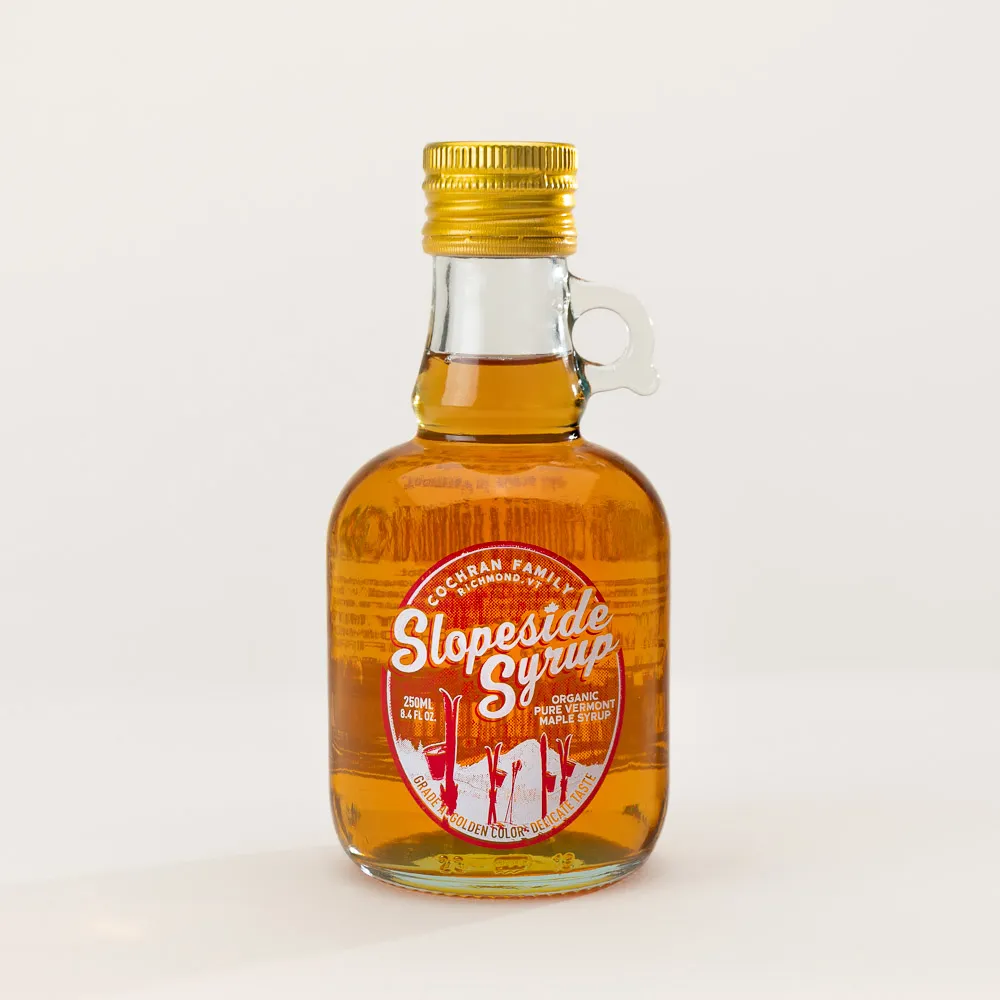 Vermont organic maple syrup from the first sap run of the sugaring season