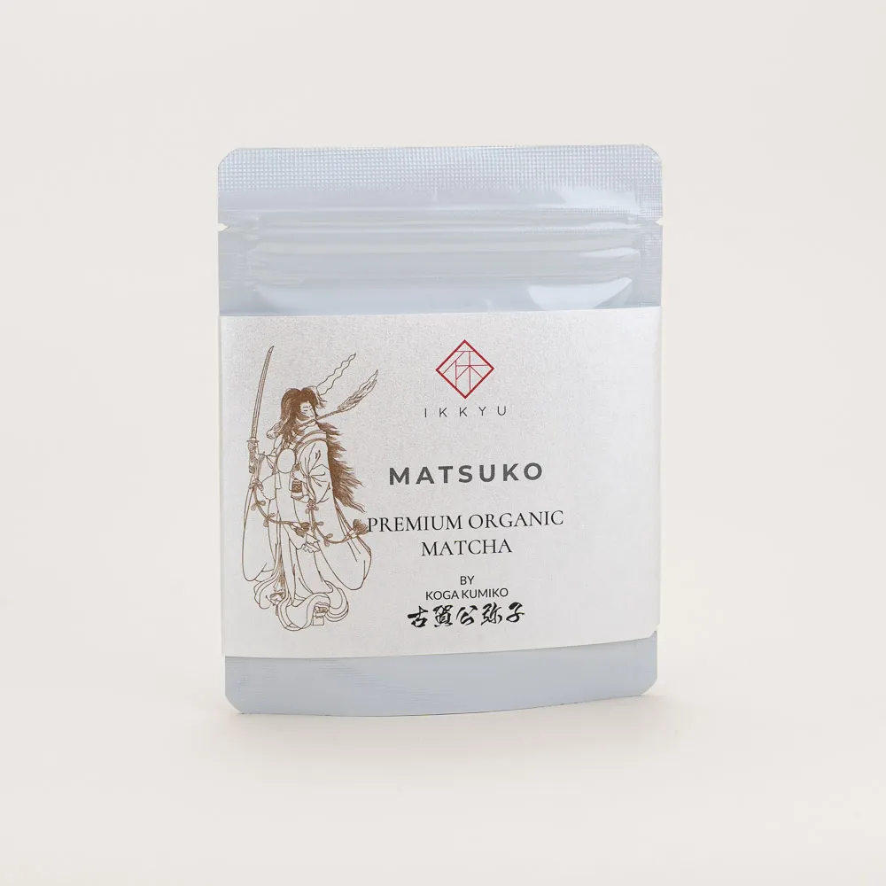 Premium grade Japanese matcha organically grown and meticulously prepared by Koga Kumiko 