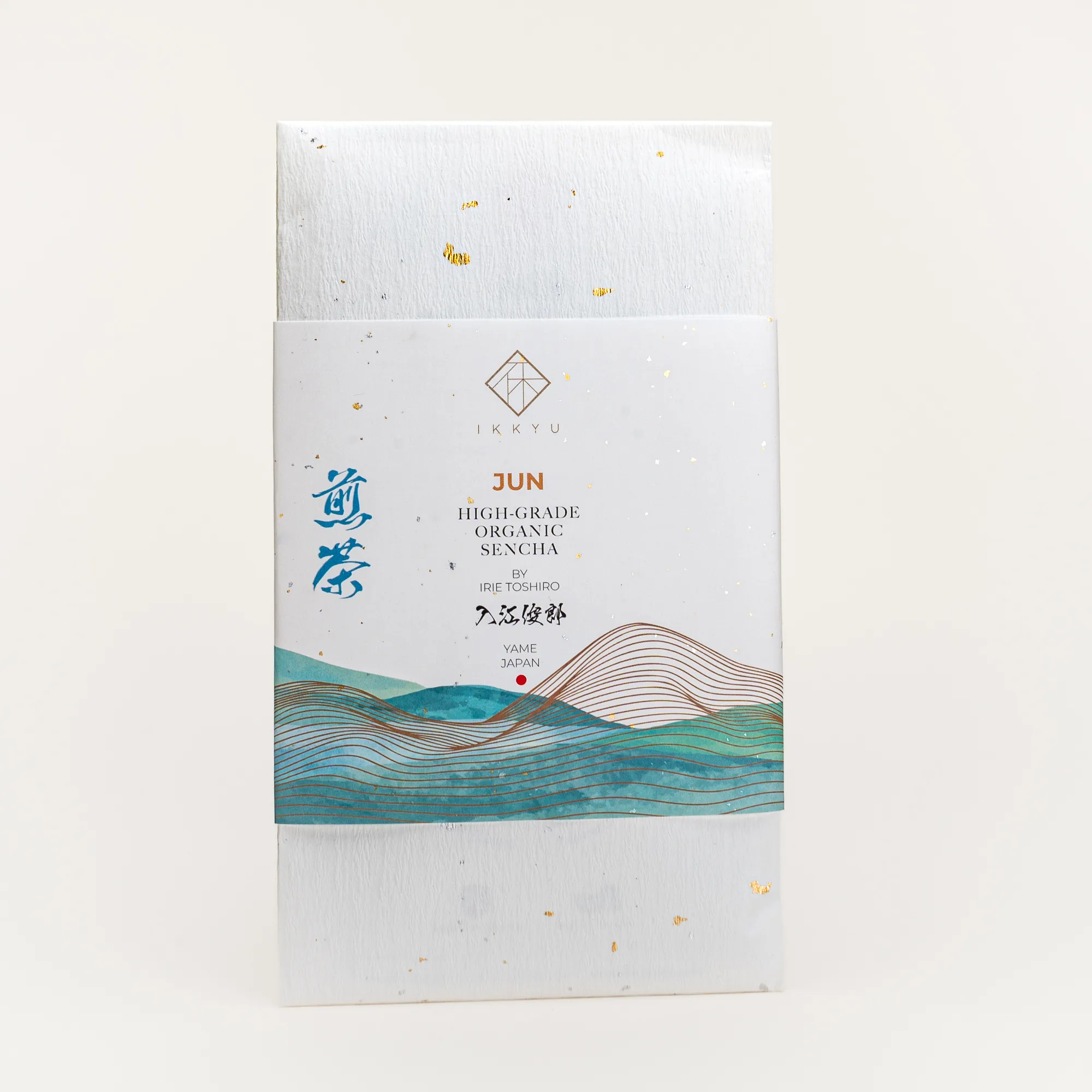 High-grade sencha nagori (second strength) organically grown and meticulously prepared in Japan by Irie Toshiro