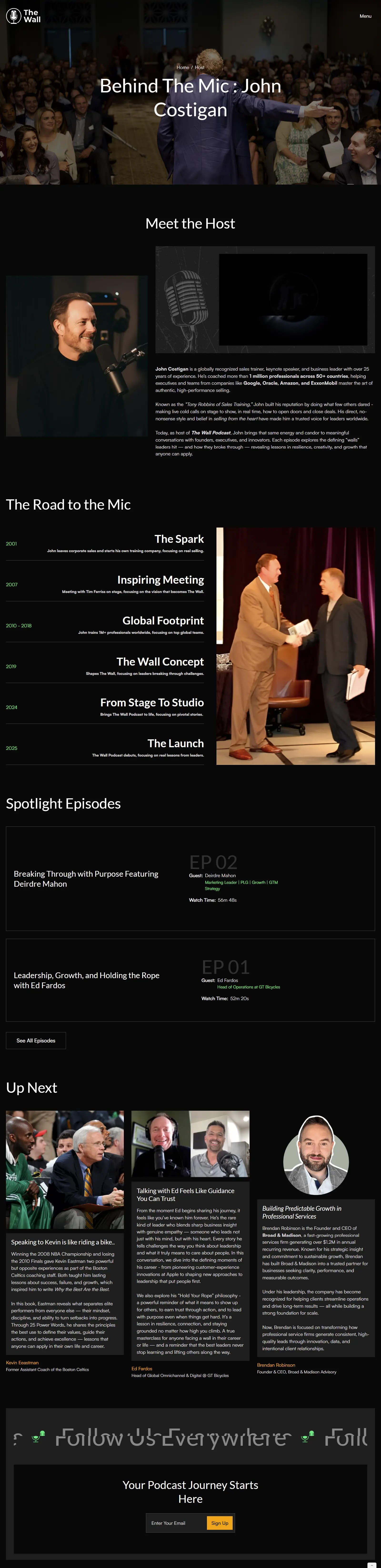 The Wall Podcast Screenshot