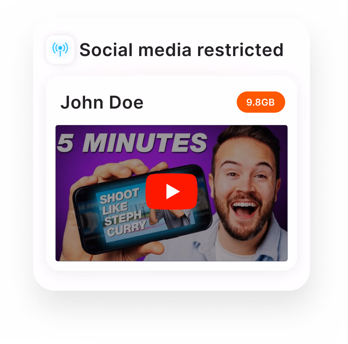 A breakfast waffle topped with berries displayed alongside two fried eggs on a white plate. The text prompts for a food description.