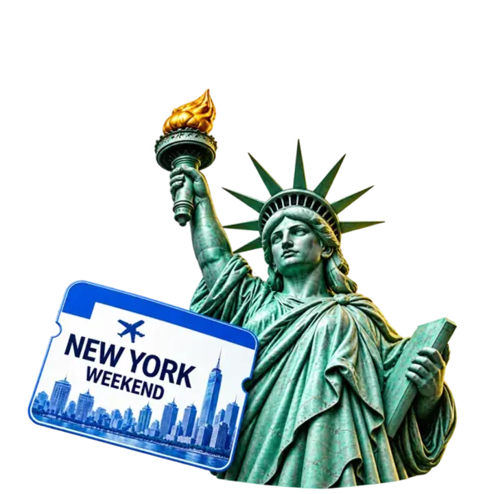 New York weekend: the Statue of Liberty with a New York Weekend ticket