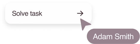 Task card being picked up by a team member