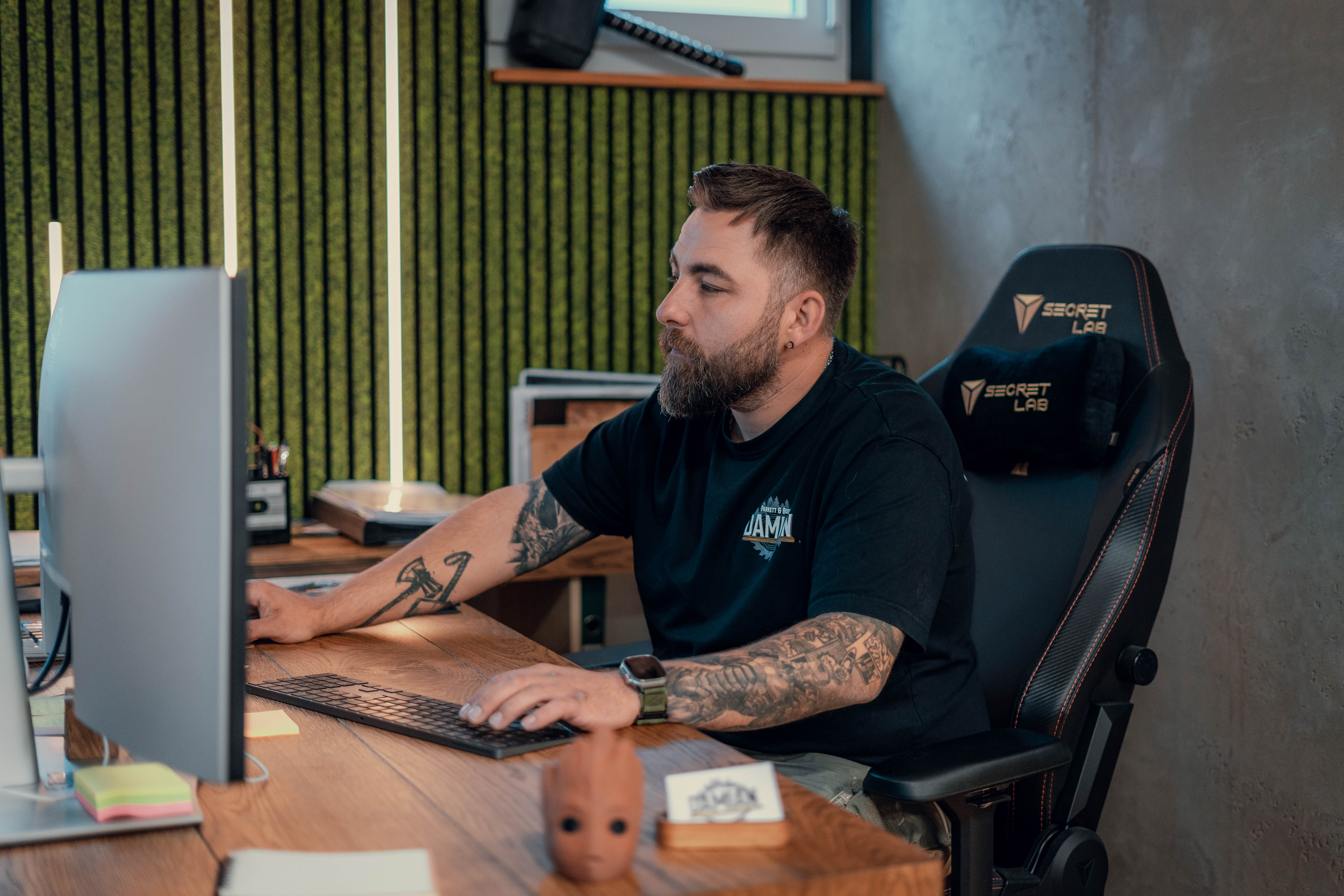 Damian Hamleh bei der Planung, Organisation und Verwaltung von Bodenprojekten im Rhein-Neckar-Kreis