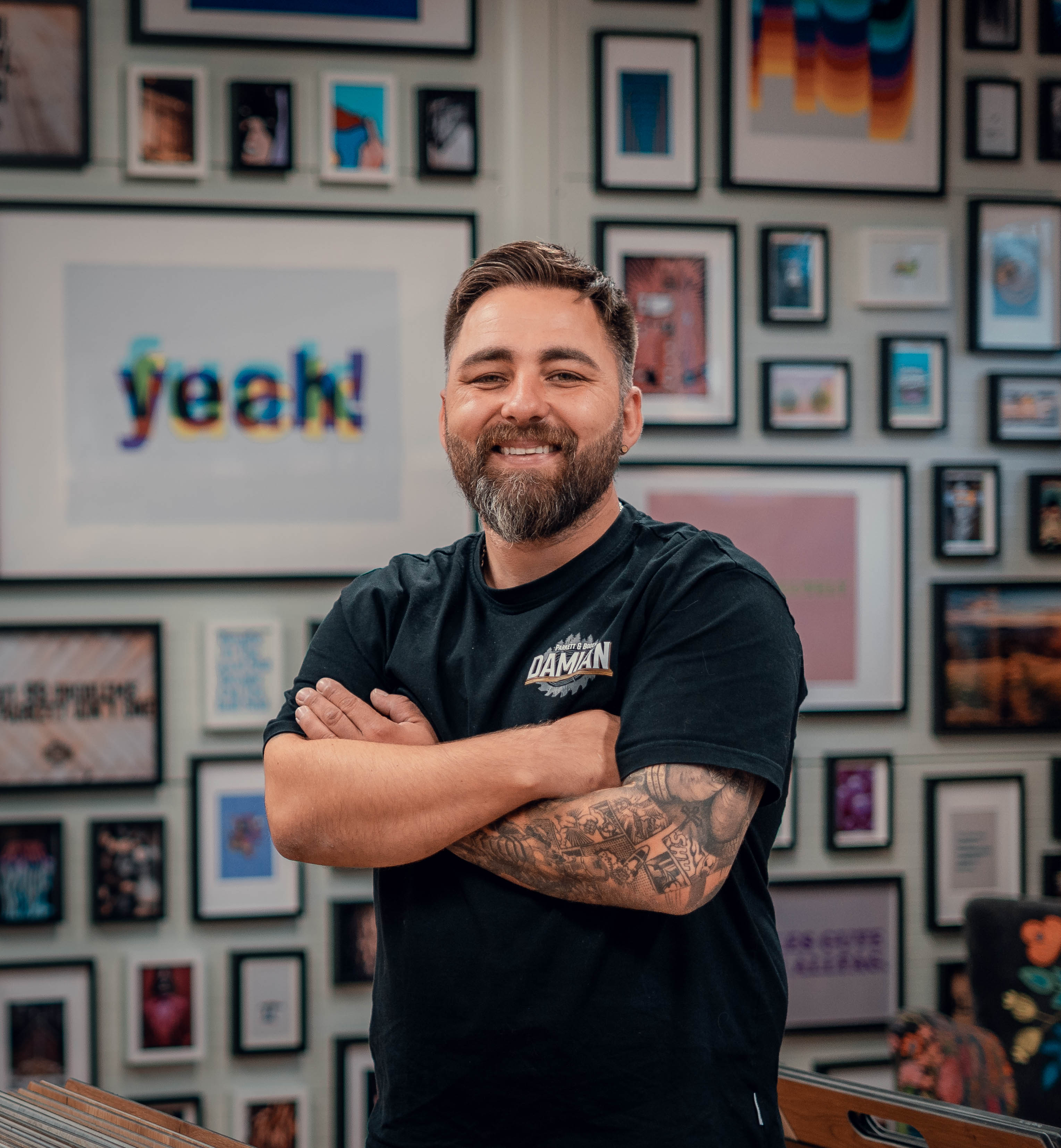 Porträt des Inhabers Damian Hamleh, Ihrem persönlichen Ansprechpartner für Böden im Rhein-Neckar-Kreis