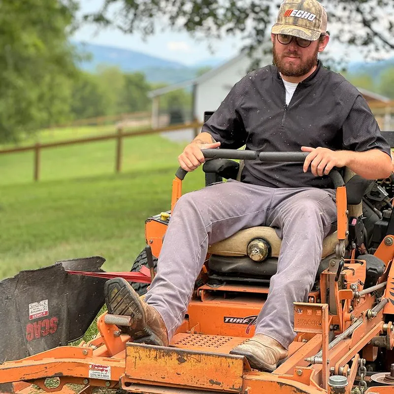 Lawn Care crew using professional tools Christiansburg VA