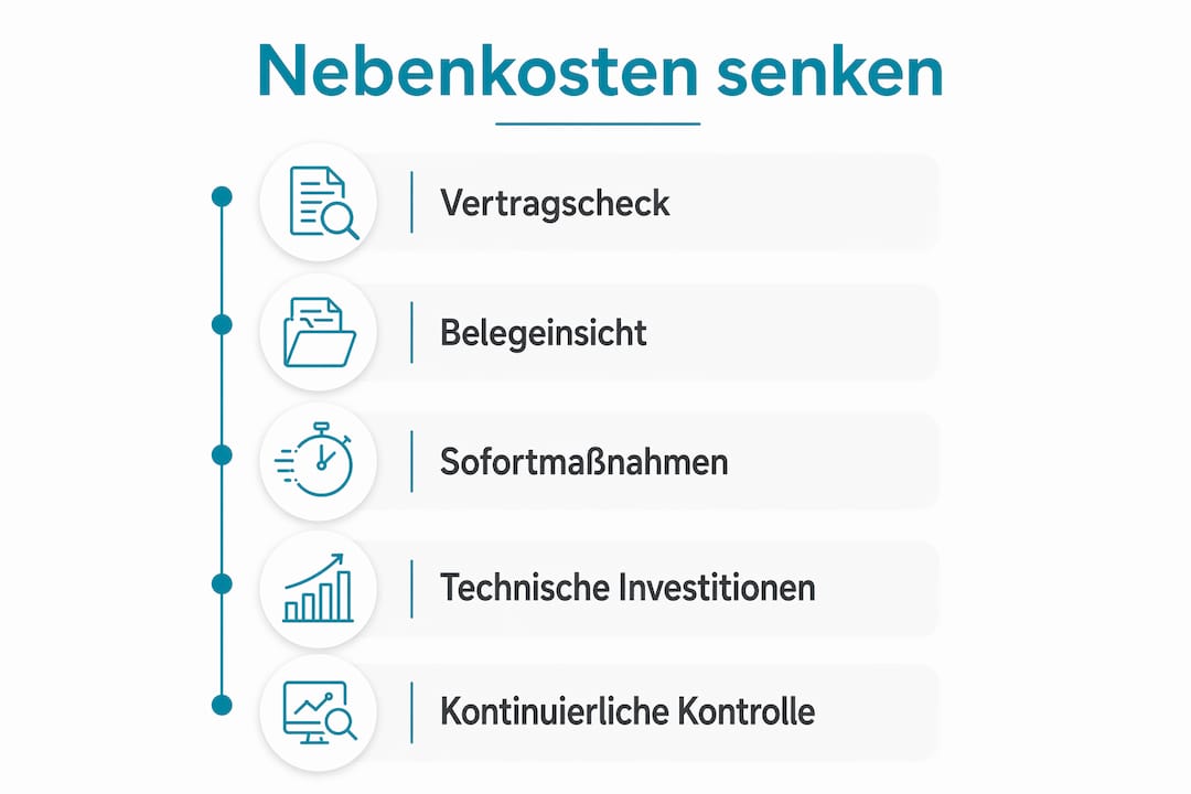Schritt-für-Schritt-Anleitung: So senken Sie Ihre Nebenkosten