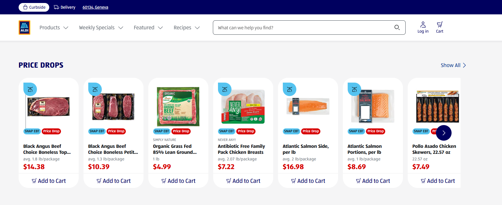Aldi price comparison