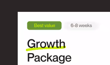 Growth package