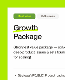 Growth package