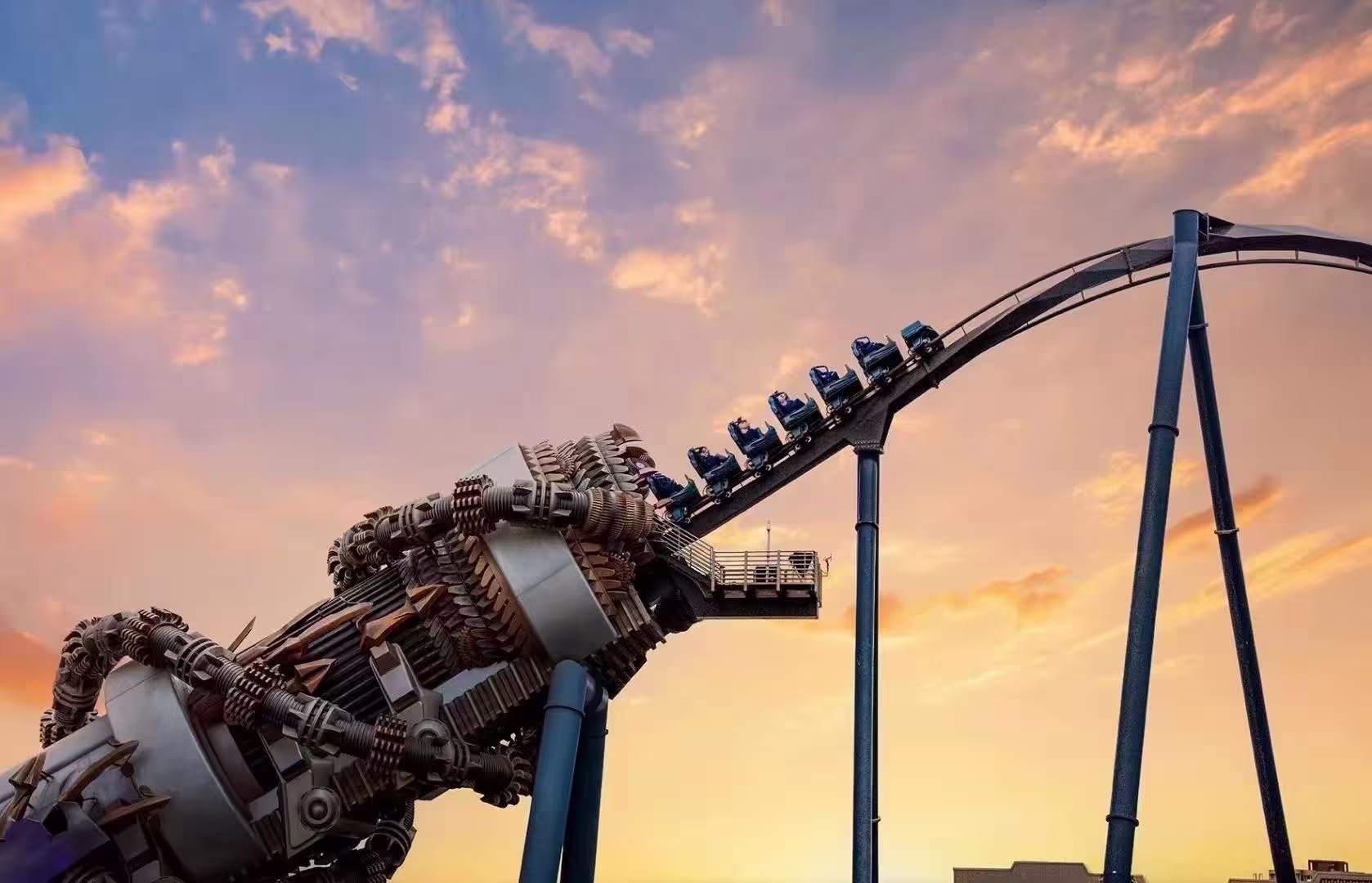 picture of the coaster Decepticoaster