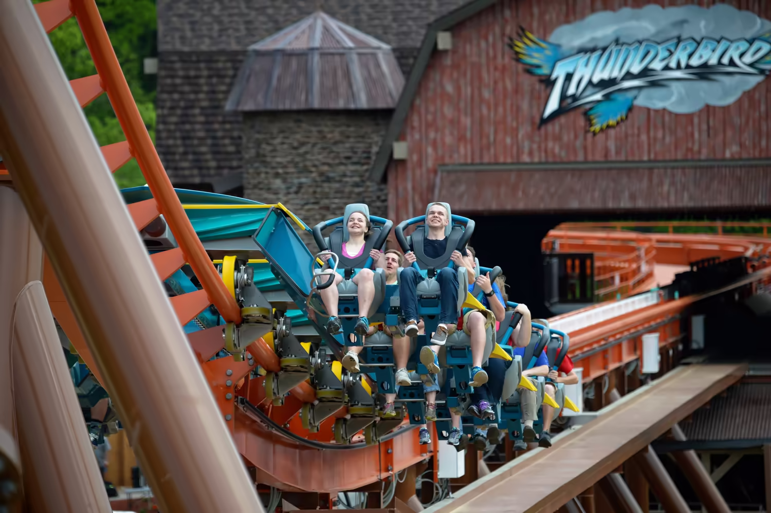 Picture of the Tunderbird coaster