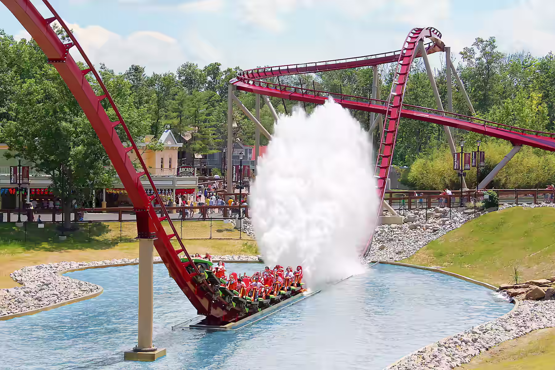 Diamondback coaster