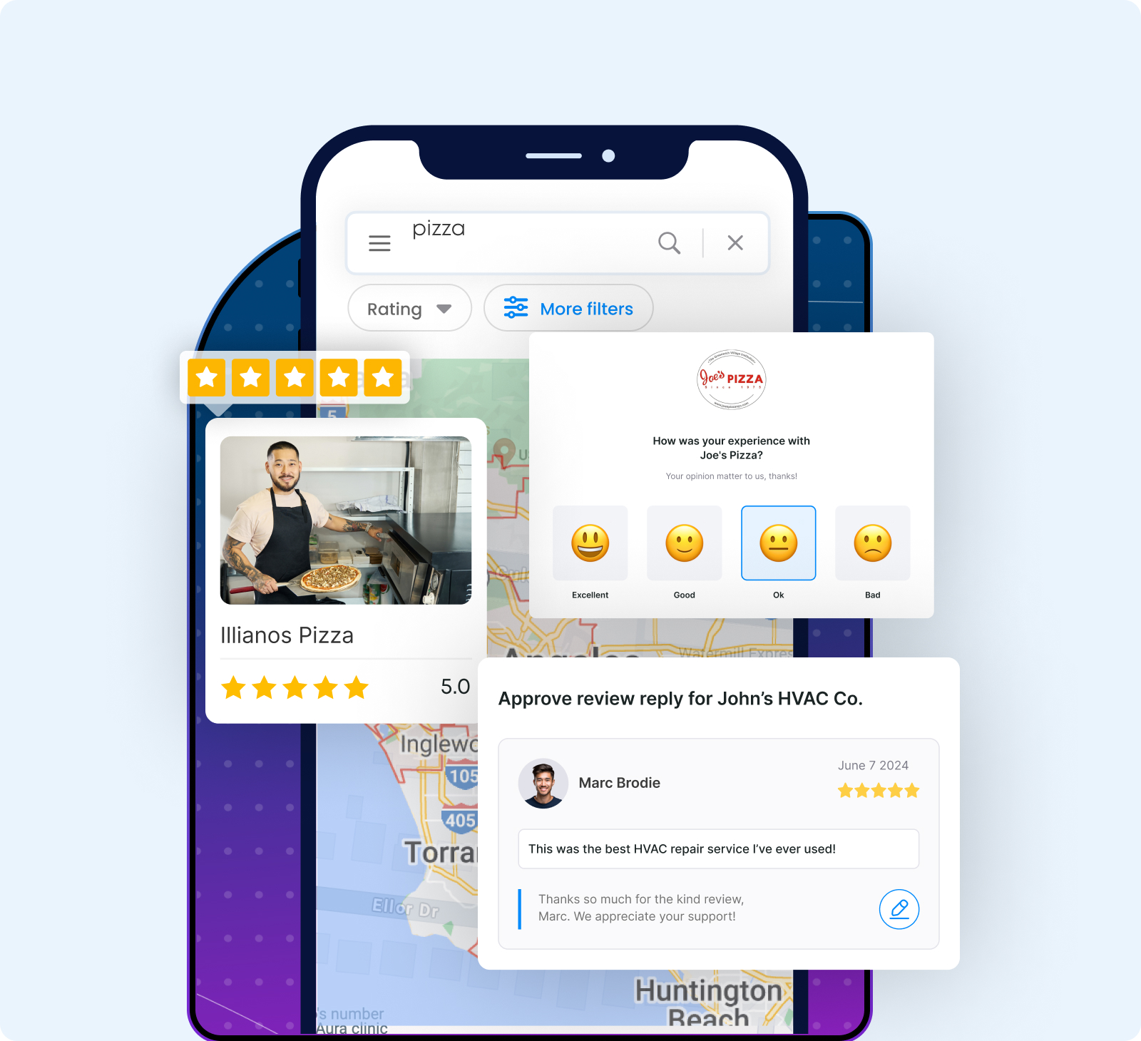 Automated review management and responses