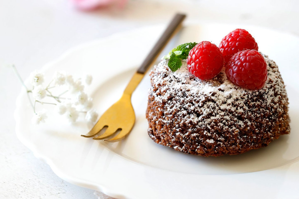 Mini Caprese al cioccolato con crema al mascarpone (gluten free)