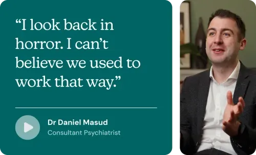 Portrait of Dr. Daniel Masud, a consultant psychiatrist