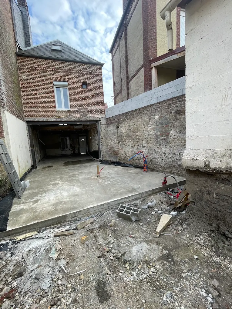 agrandissement ossature bois avant interventions par Delamare Rénovation dans l'Eure et la Seine Maritime