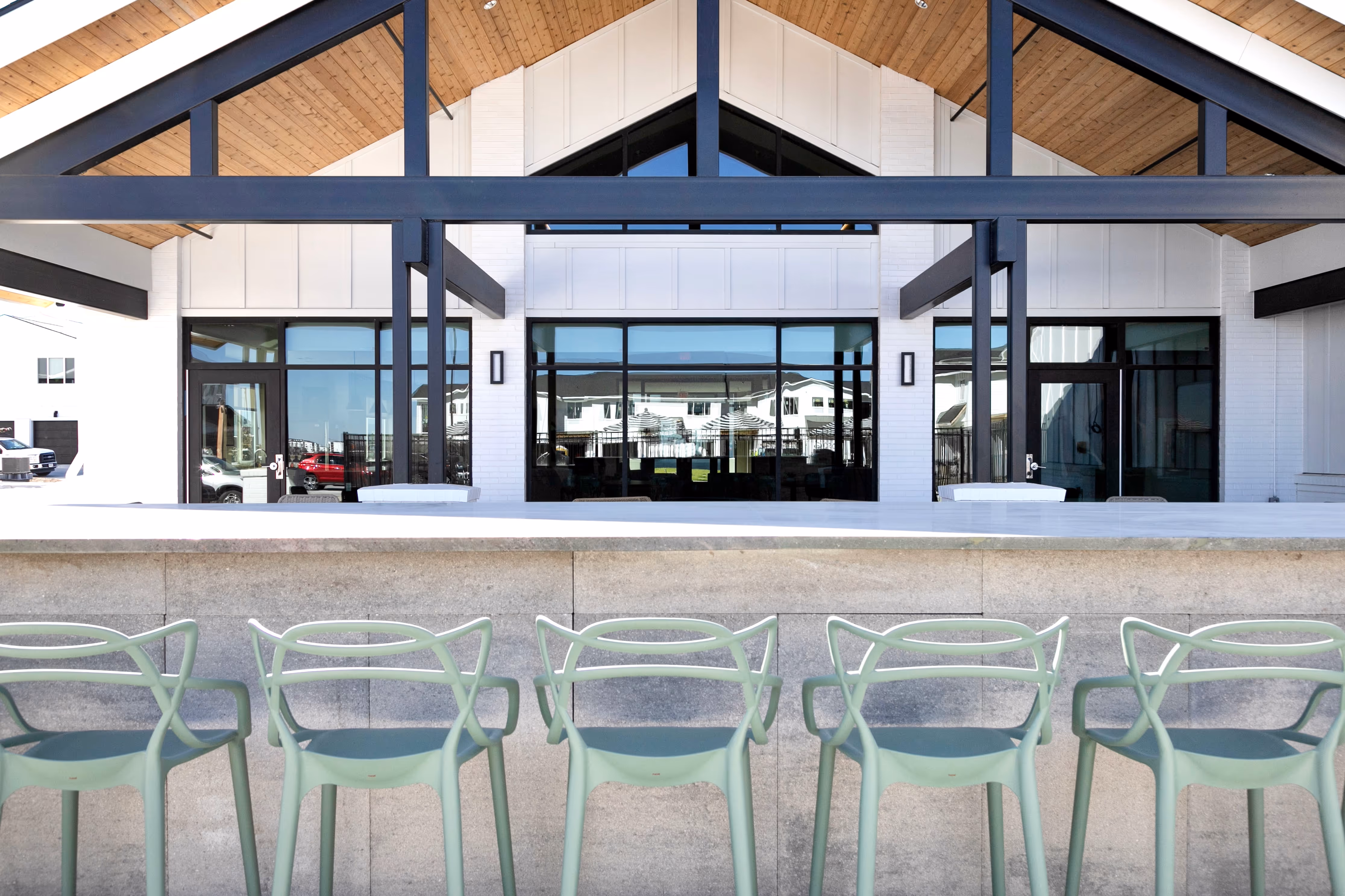 Outdoor seating area