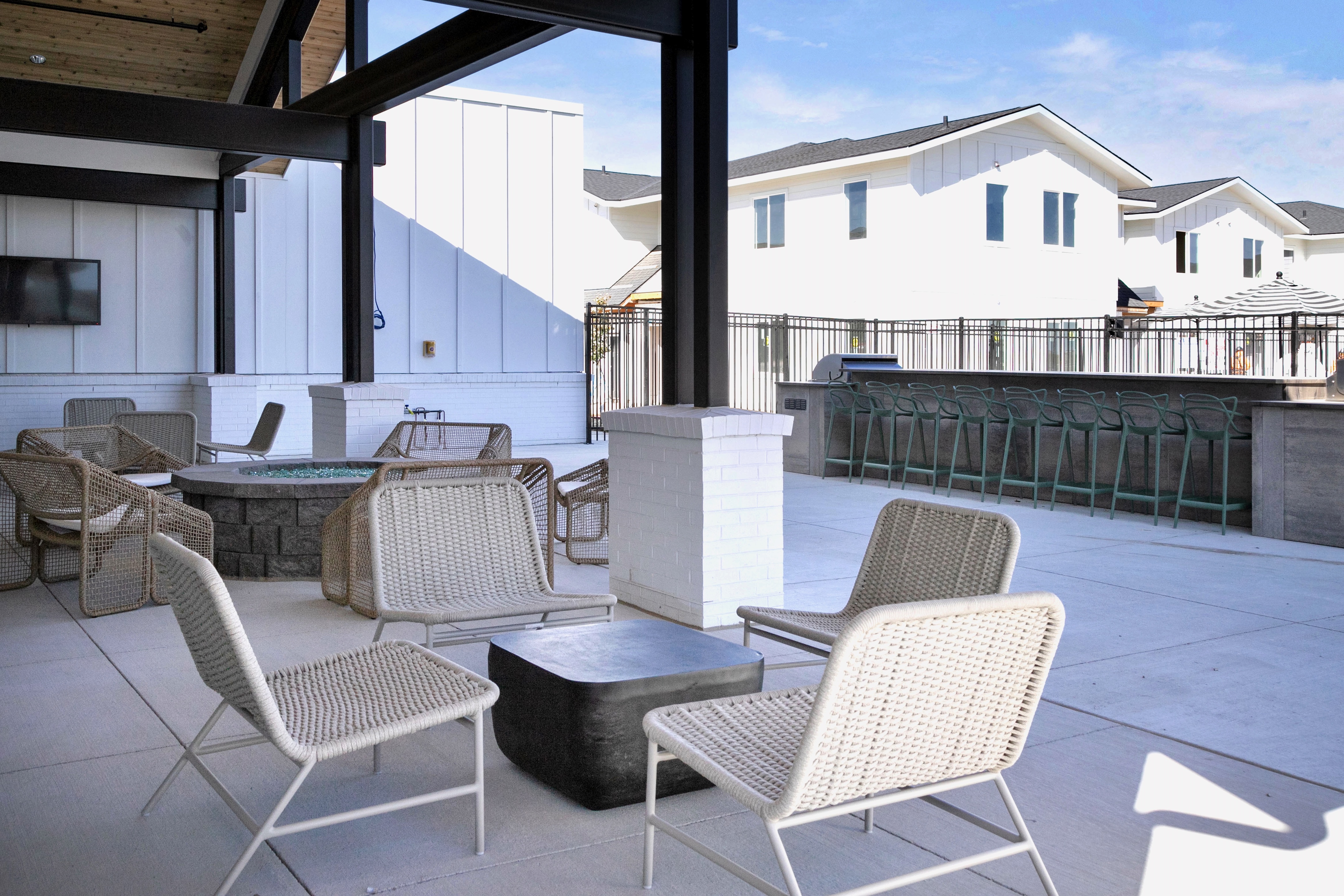 Outdoor seating area