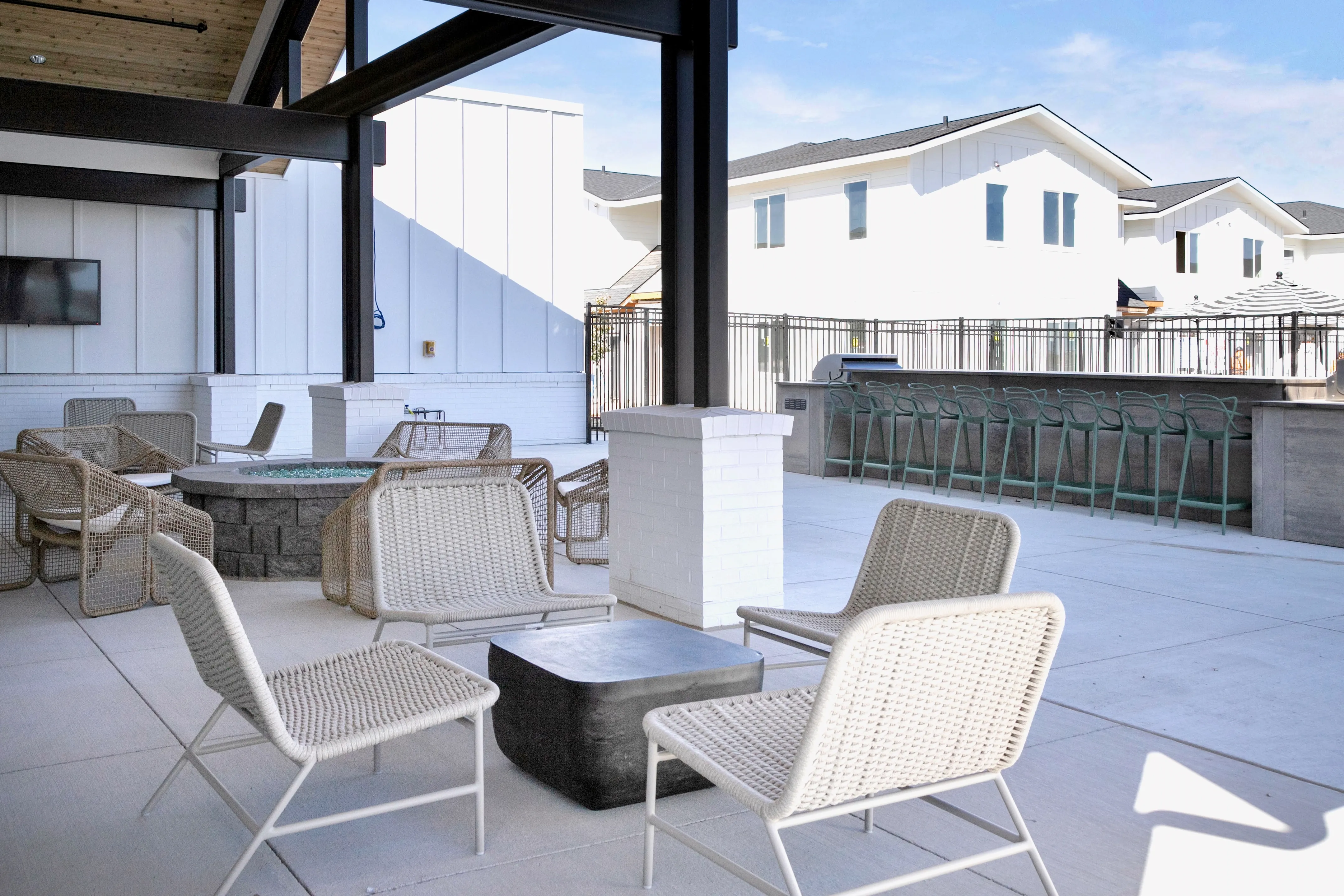 Outdoor seating area