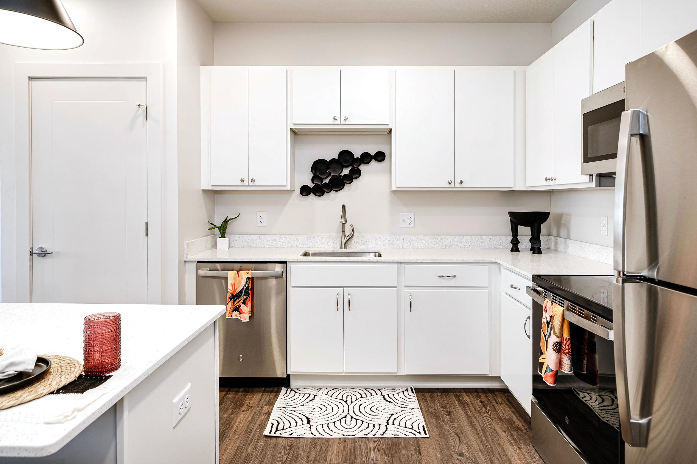 1 bedroom model, kitchen