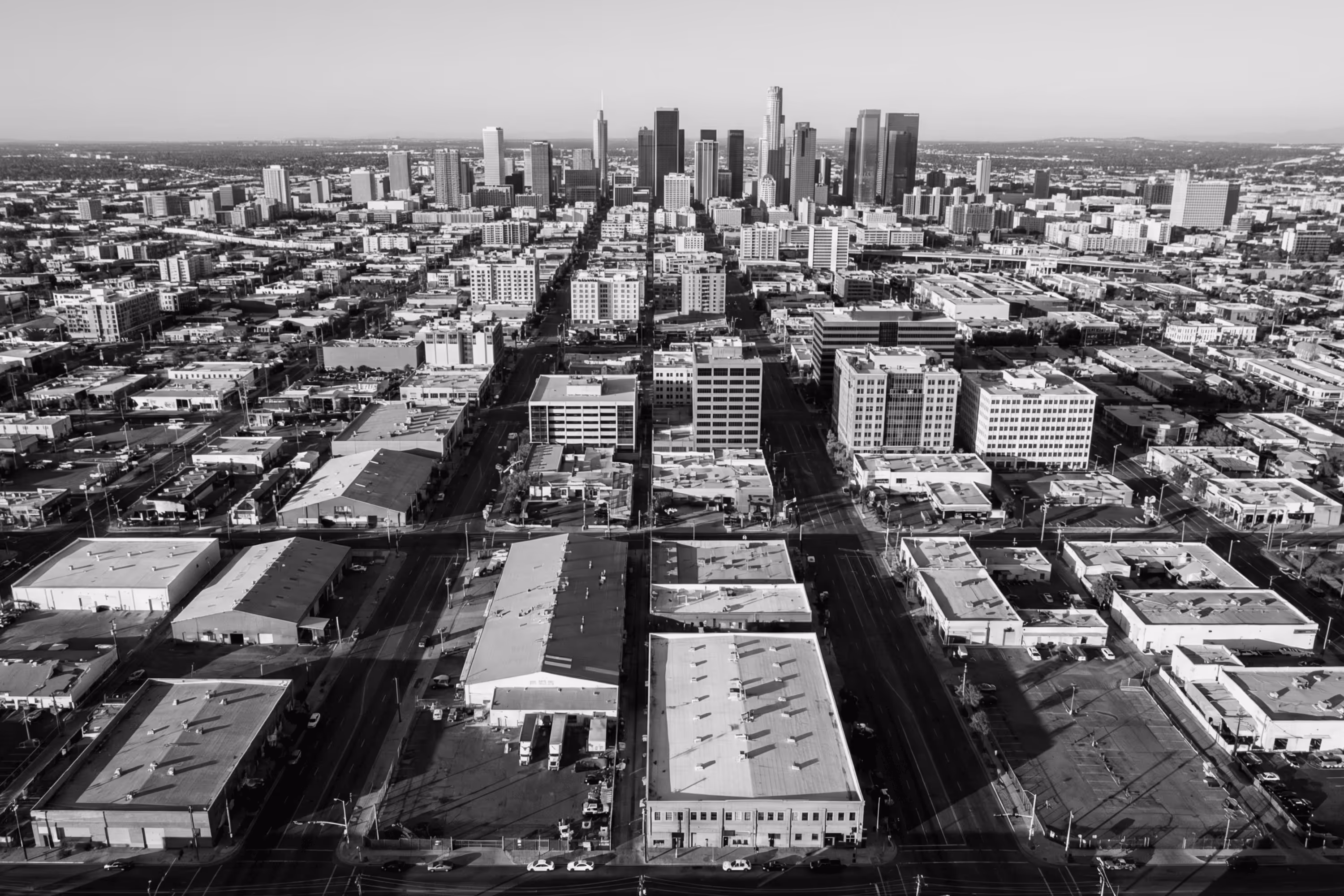 skyline view of sunbelt city