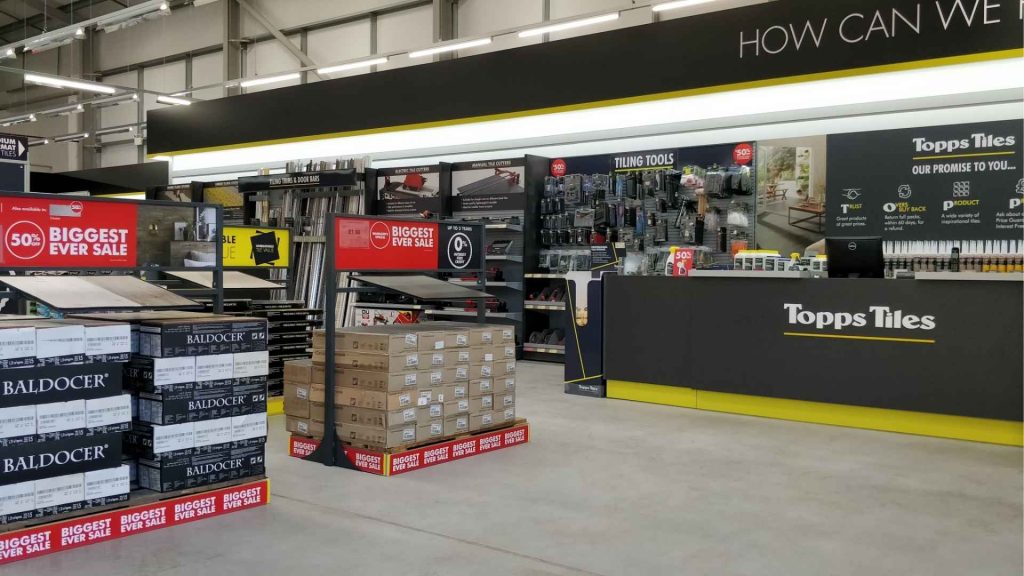 Showroom with Bulky products