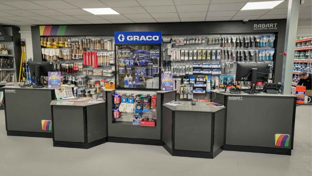 Showroom counter design