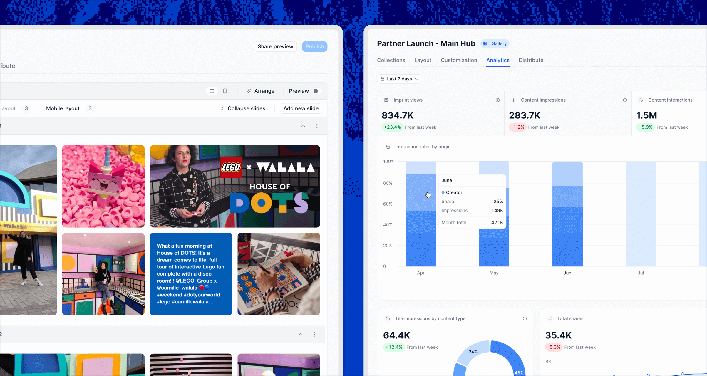 Amondo platform hero overview image