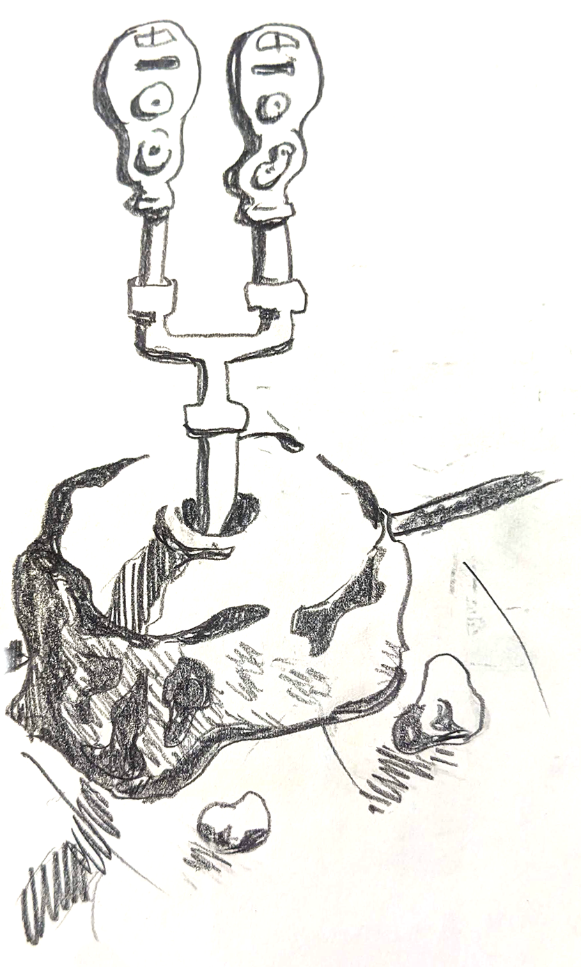 Parking meter in the snow