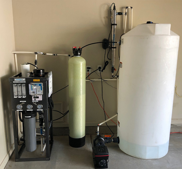 Whole house reverse osmosis system