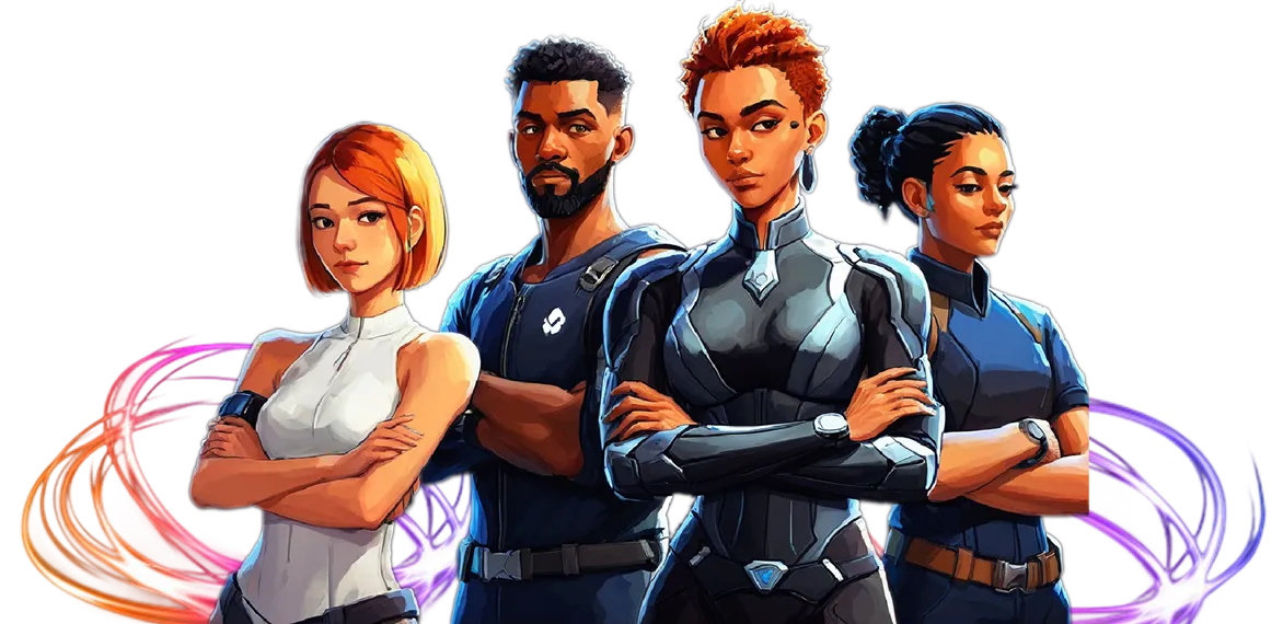 Futuristic sci-fi avatars Sonix