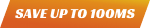 Badge arancione: risparmia fino a 100 MS