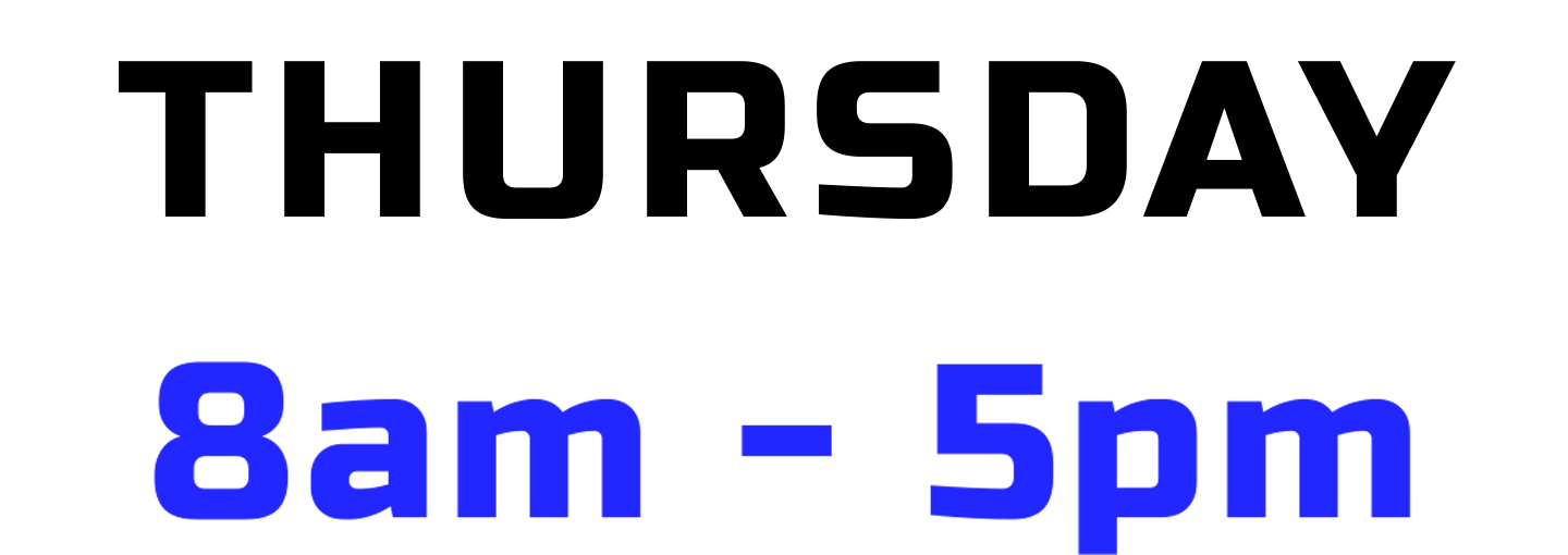Madison Auto Trim Business Hours THURSDAY 8am - 5pm
