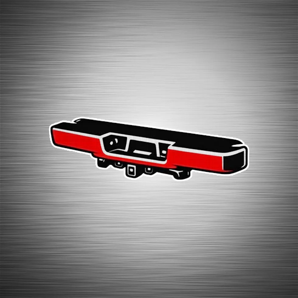 Illustration highlighting complete spray-in bedliner coverage, bumper and step tube coatings by Madison Auto Trim, Wisconsin. Spray-in truck bed liners, protective coatings, and durable automotive surface protection.