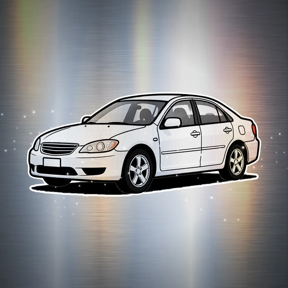 Sedan exterior being treated with ceramic paint sealant by Madison Auto Trim, Wisconsin. Vehicle paint protection, scratch-resistant coating, UV defense, and professional detailing services.