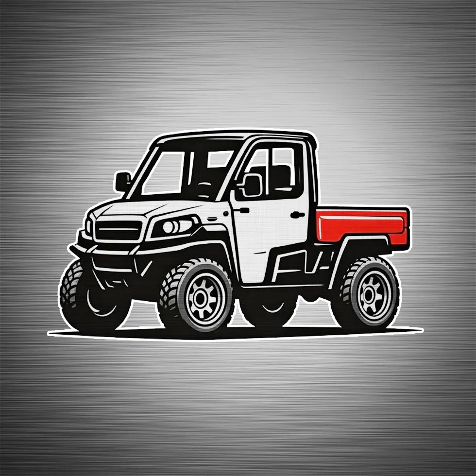 Bobcat / UTV bed graphic showing professional spray-in bedliner & coatings by Madison Auto Trim, Wisconsin. Spray-in truck bed liners, protective automotive coatings, and durable vehicle surface protection services.