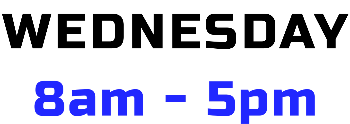 Madison Auto Trim Business Hours WEDNESDAY 8am - 5pm