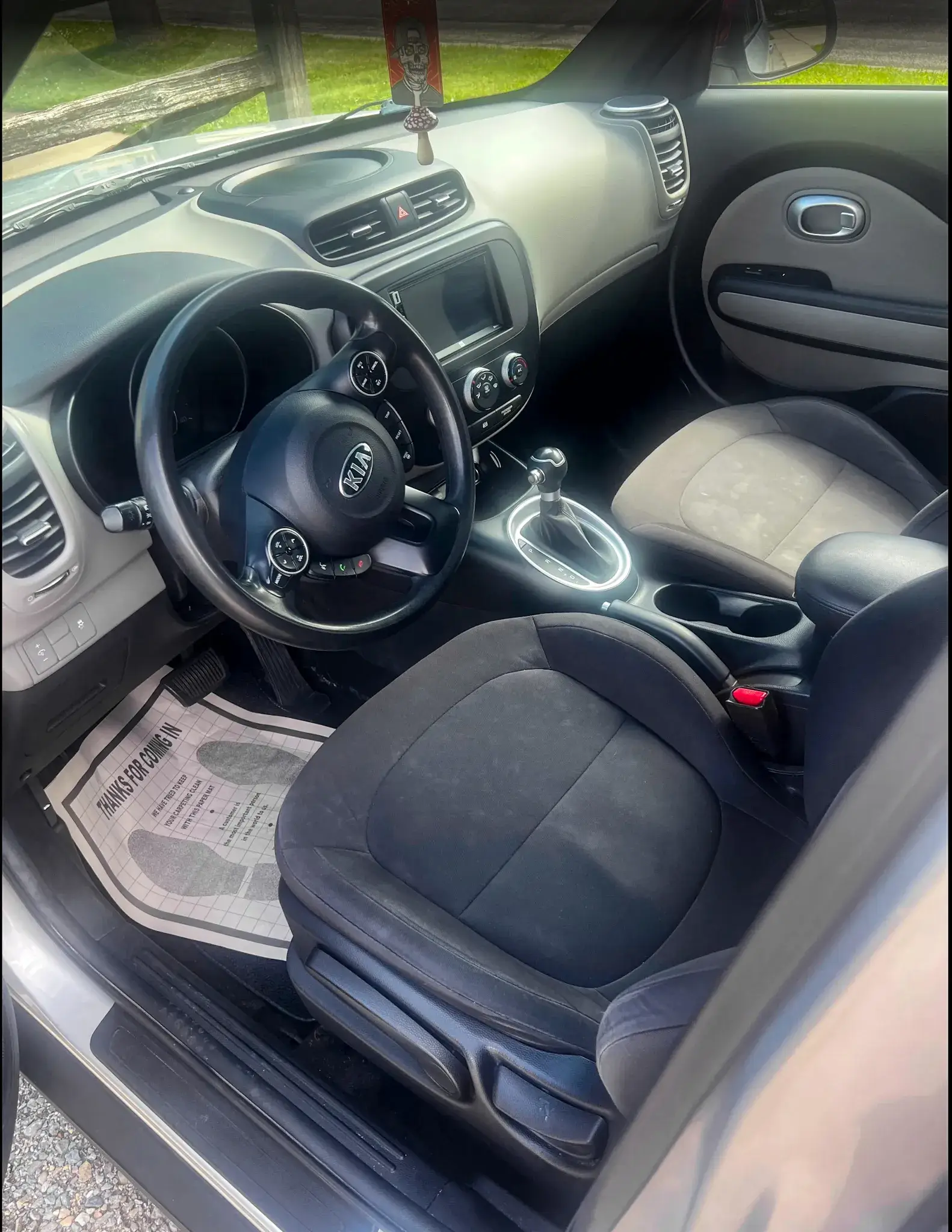 Interior of a Kia freshly detailed at Madison Auto Trim