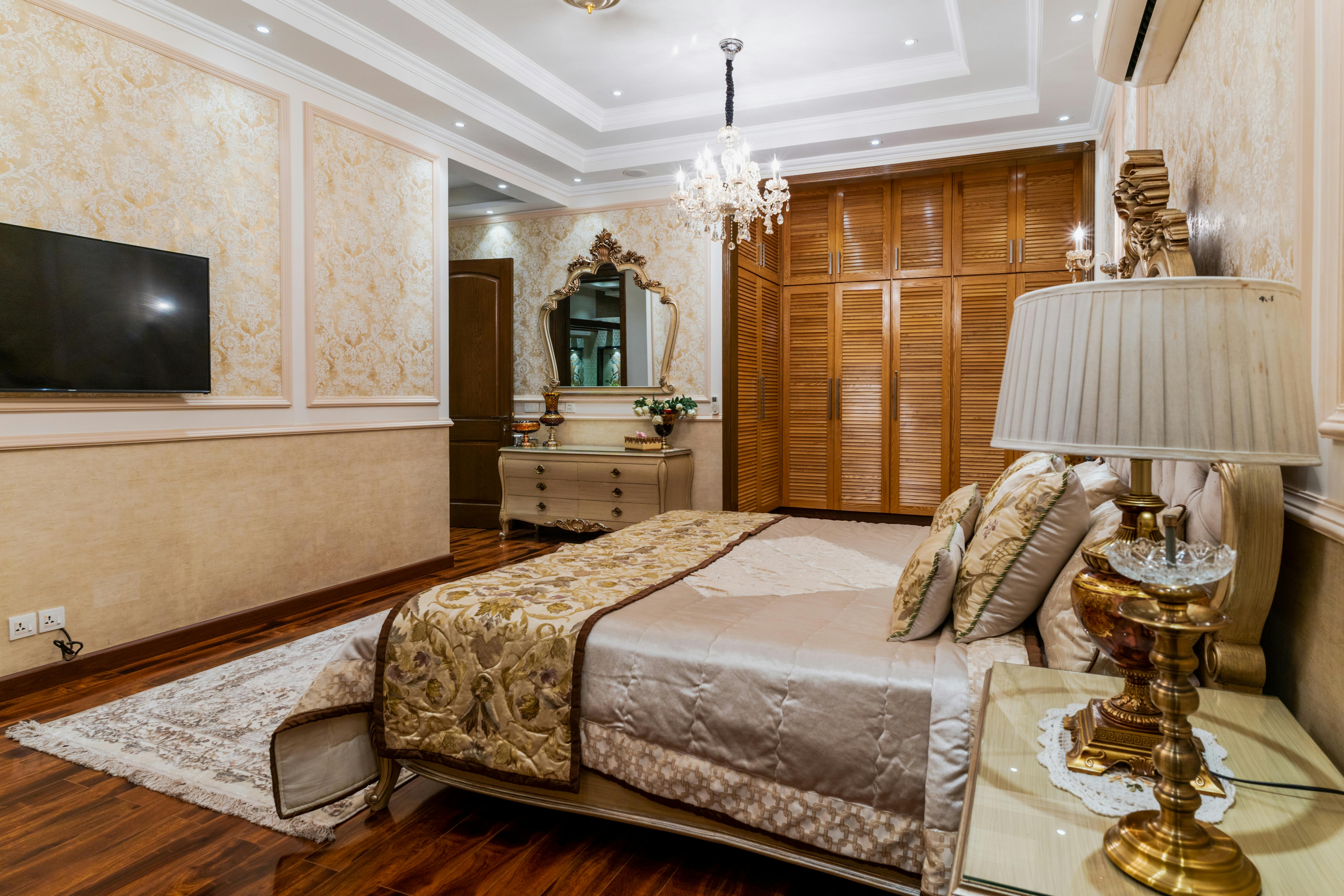 Cosy bedroom in a Peterborough home with deep-pile wool carpet underfoot showing why bedroom carpet brand choice matters