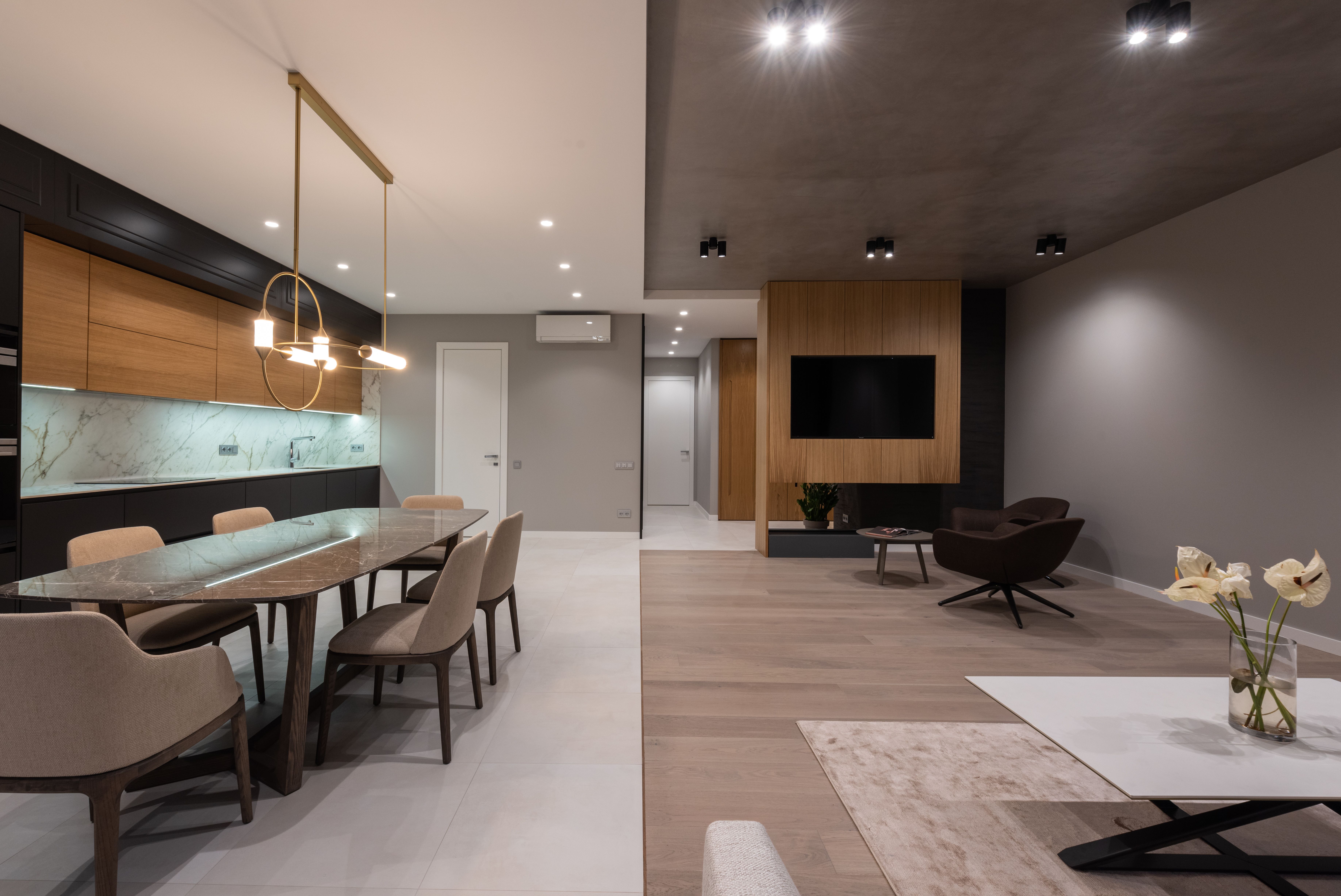 Open-plan kitchen diner flooring in Peterborough, PE1–PE7 — Cambridgeshire Carpets