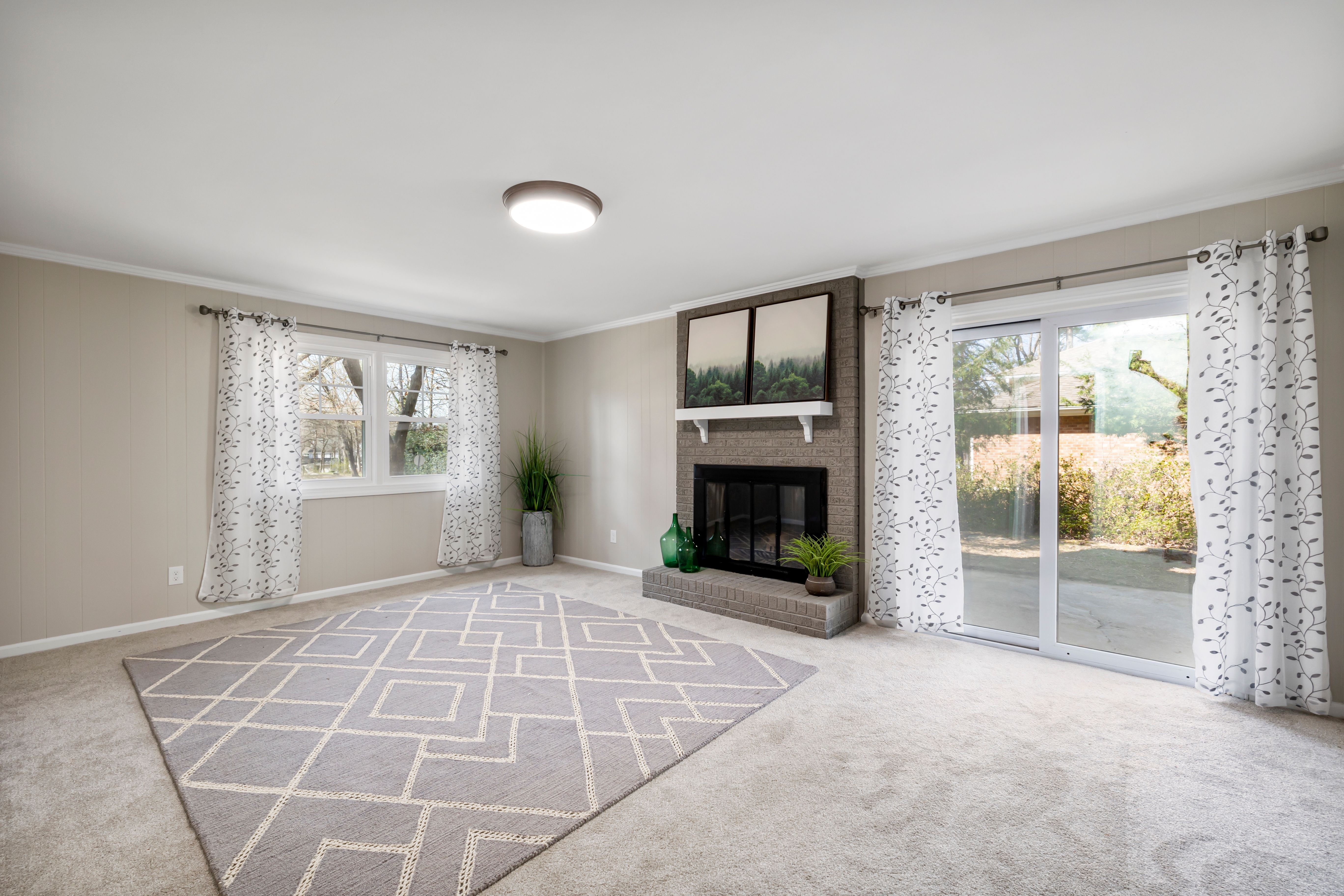 1930s semi living room flooring in Woodston, PE2 — Cambridgeshire Carpets
