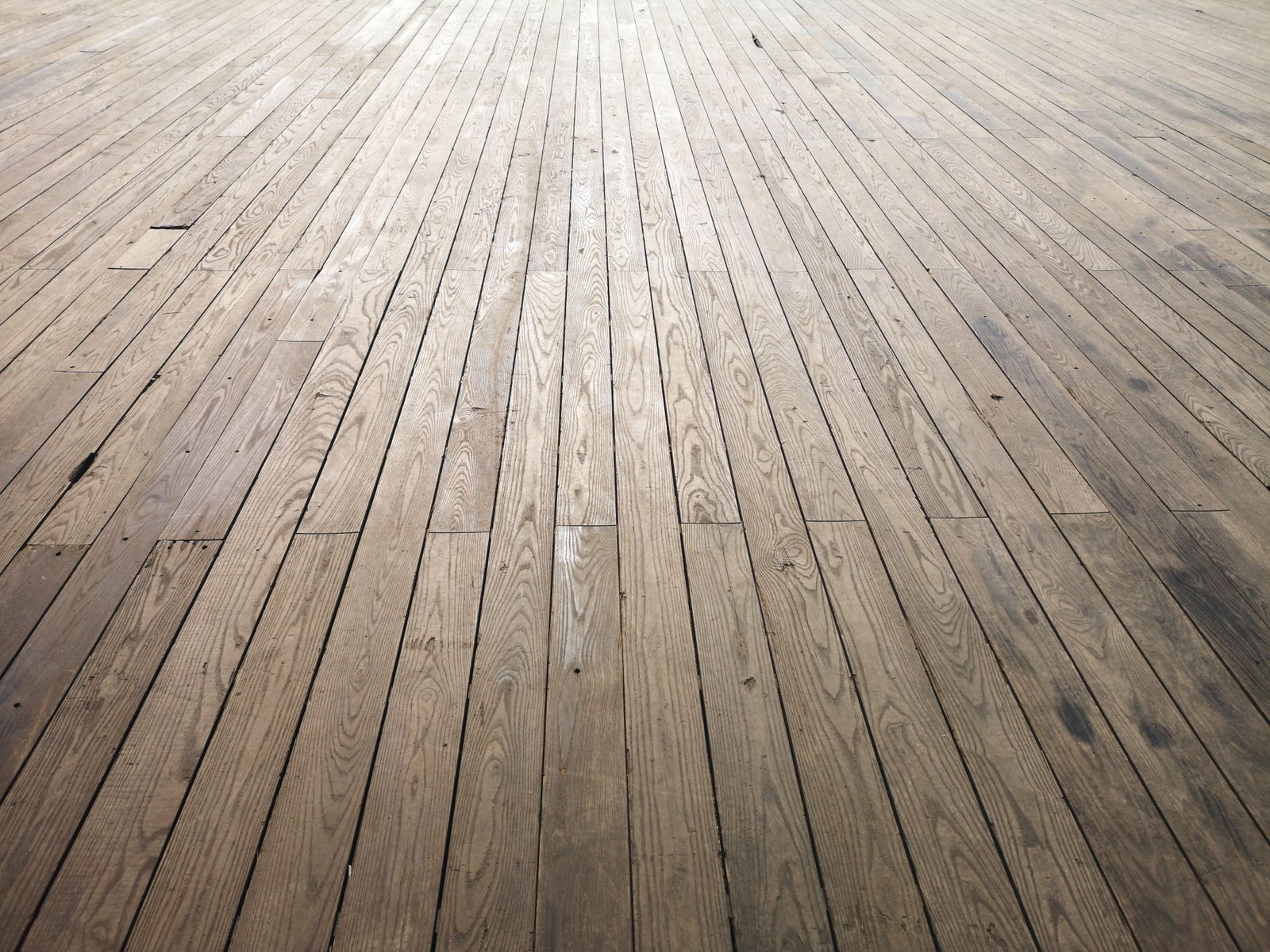 Original timber floorboards ready for LVT overboarding in Peterborough, PE1 — Cambridgeshire Carpets