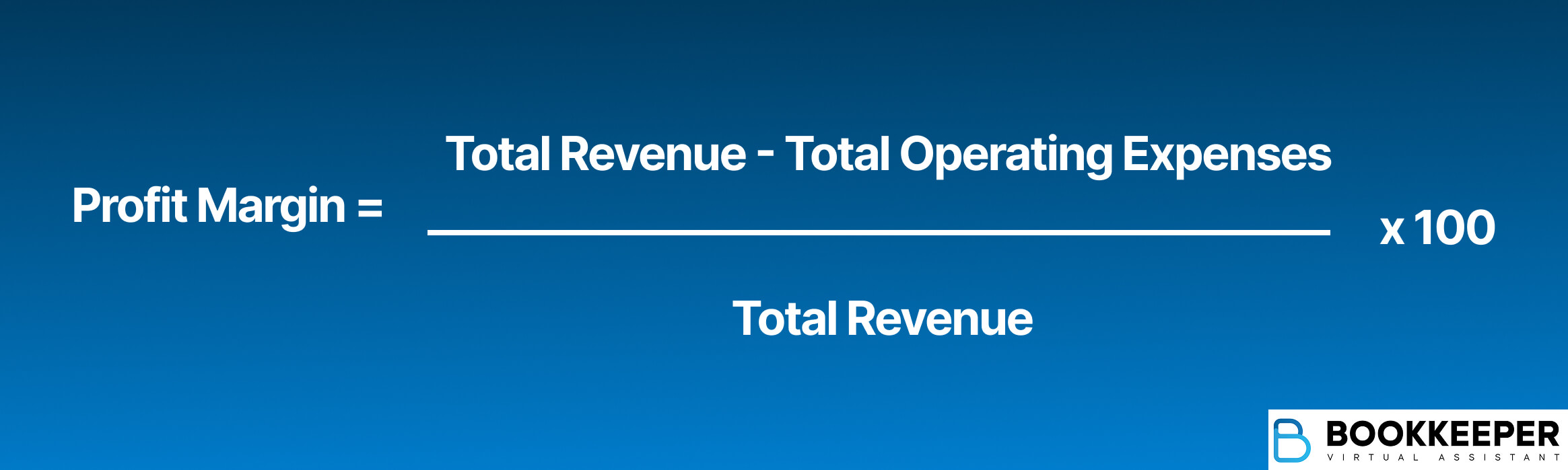 Profit margin formula complete