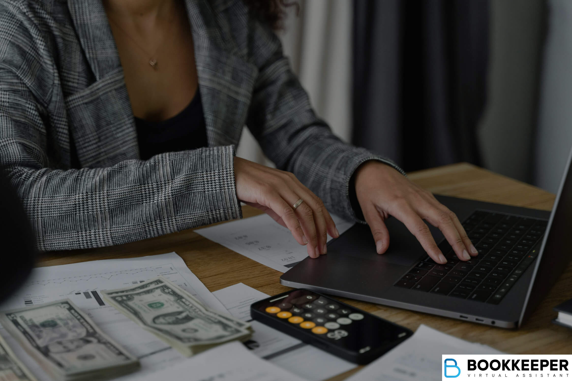 professional managing payroll for emplo